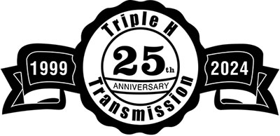 Triple H Transmission anniversary badge